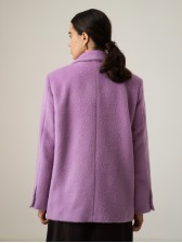 Однобортний жакет, ліловий