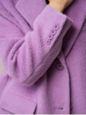 Однобортний жакет, ліловий