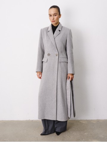 Пальто з чоловічого плеча, сірий Пальто з чоловічого плеча, сірий