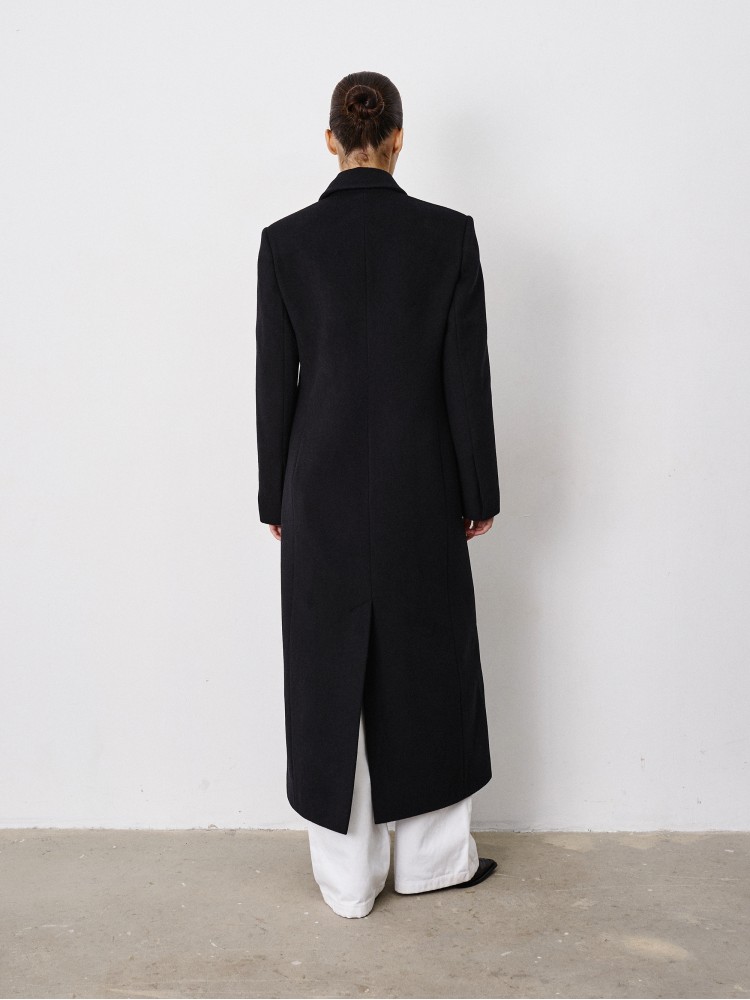 Пальто з чоловічого плеча, чорне Пальто з чоловічого плеча, чорне