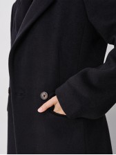 Пальто з чоловічого плеча, чорне