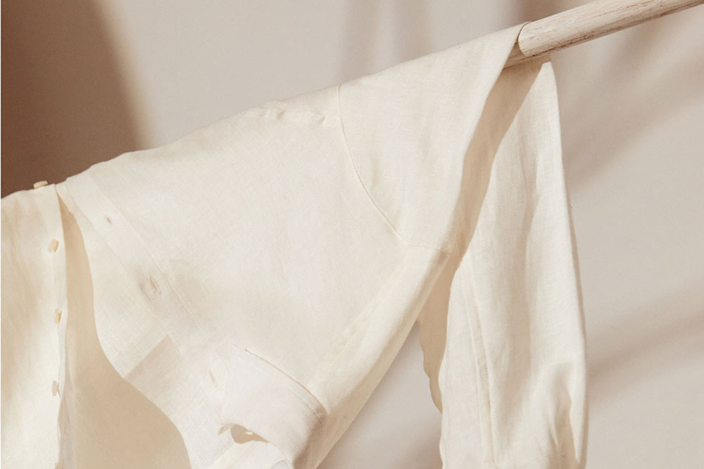 процес догляду за лляною річчю